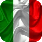 flag of italy live wallpaper android application logo